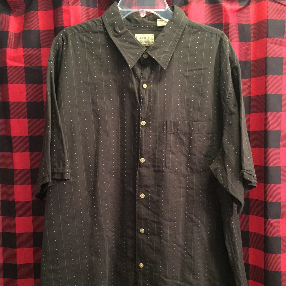 Arrow XXL dark gray shirt short sleeve